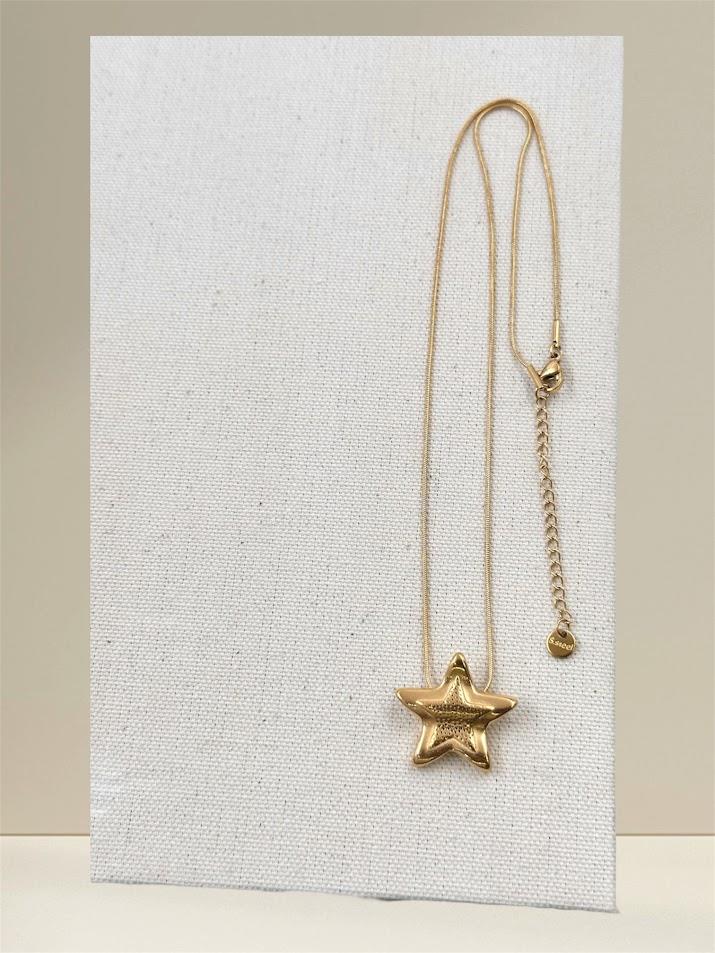 YILDIZ MODEL ÇELİK KOLYE