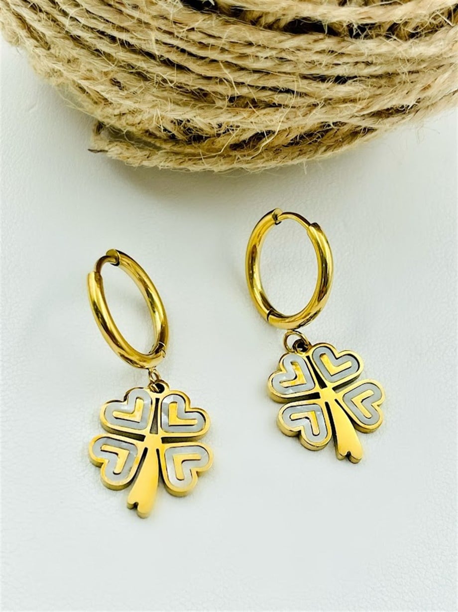 YONCA MODEL ÇELİK HALKA KÜPE