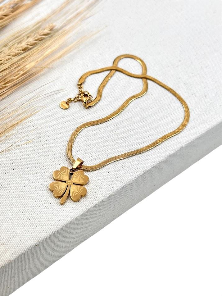 YONCA MODEL ÇELİK KOLYE