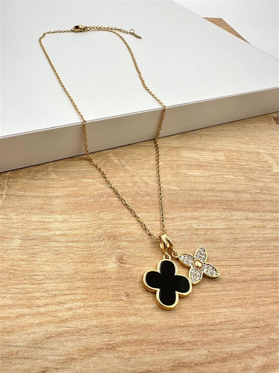 YONCA MODEL ÇELİK KOLYE