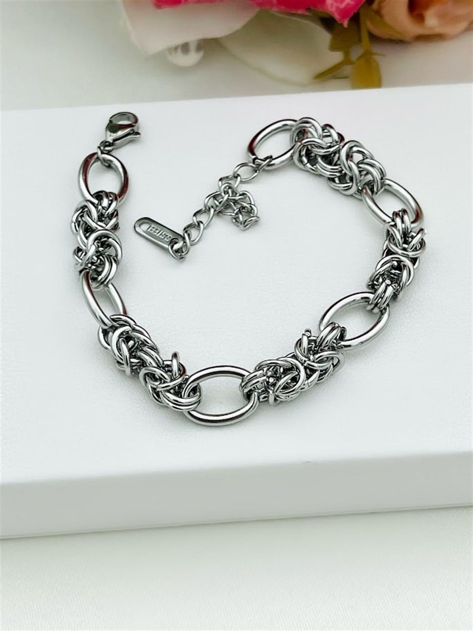 ZİNCİR MODEL ÇELİK BİLEKLİK