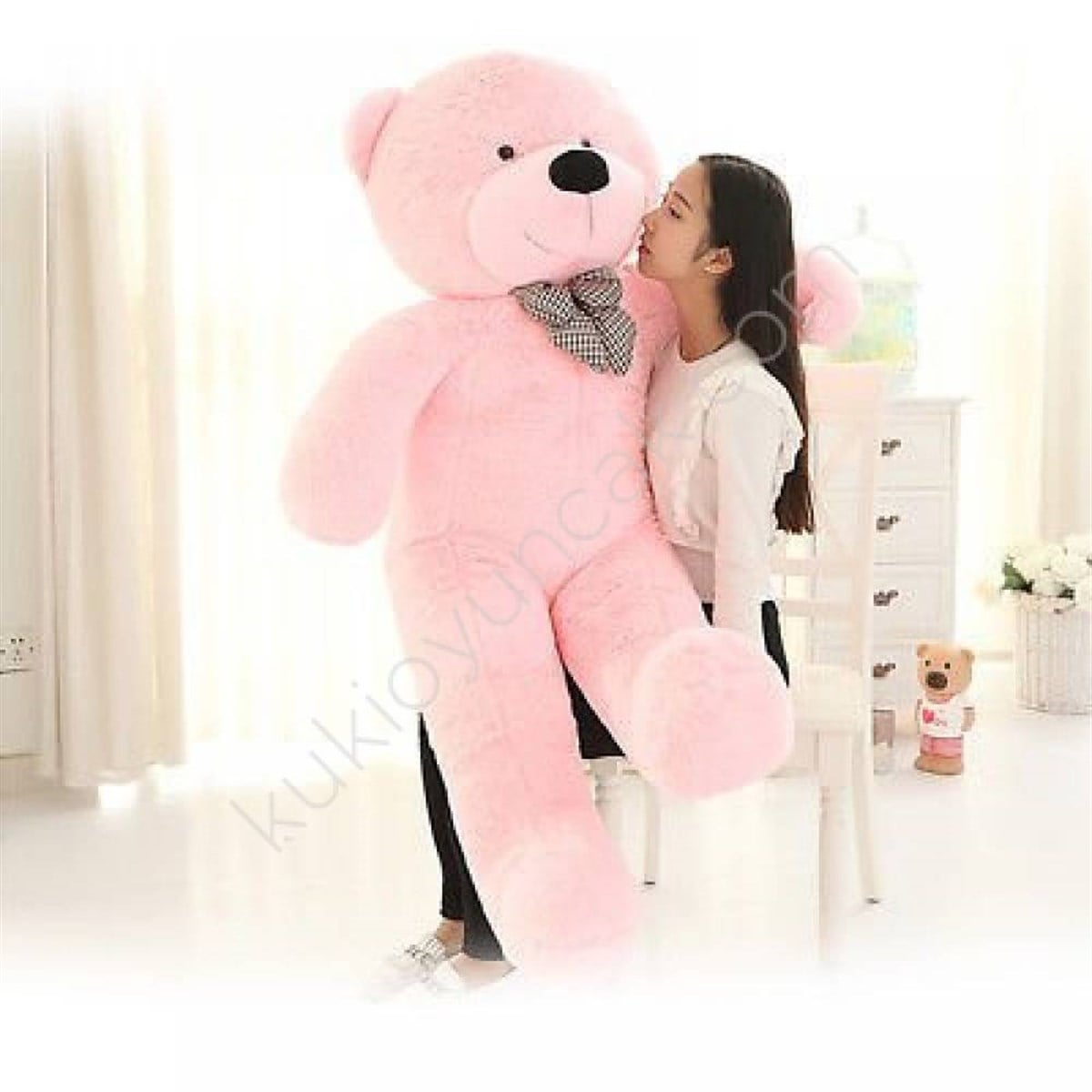 140cm Pembe Peluş Ayı