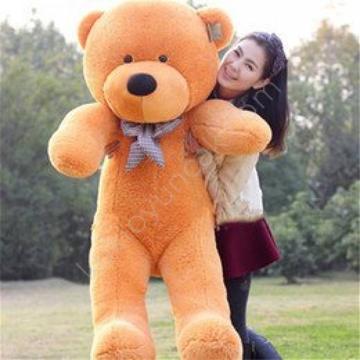 160cm Açık Kahverengi Büyük Peluş Ayı
