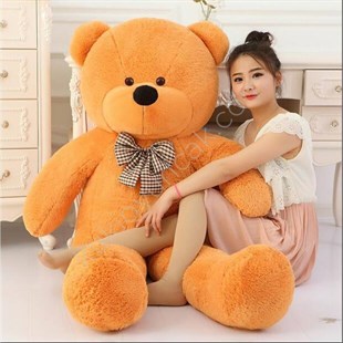 120cm Açık Kahverengi Sevimli Peluş Ayı