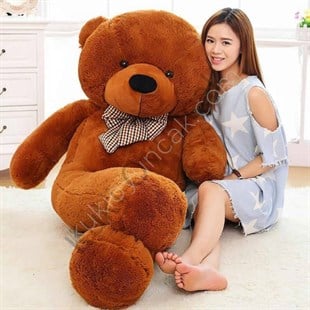 120cm Koyu Kahverengi Sevimli Peluş Ayı