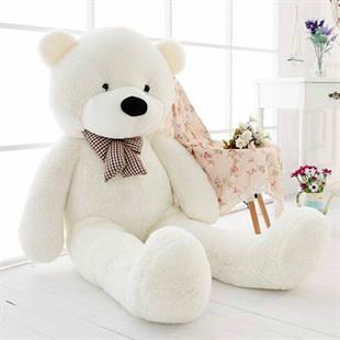 160cm Beyaz Büyük Peluş Ayı