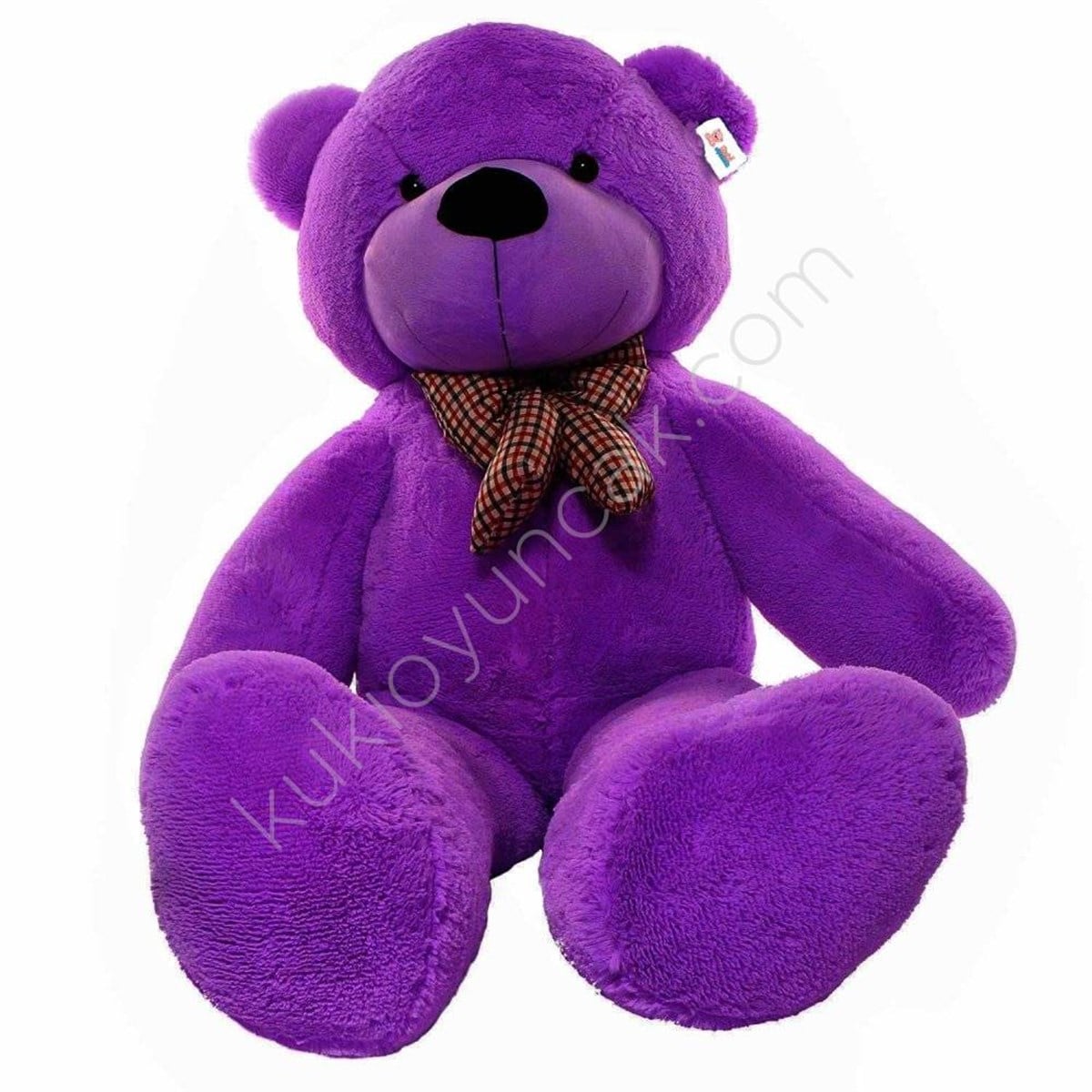 110cm Mor Minnoş Peluş Ayı
