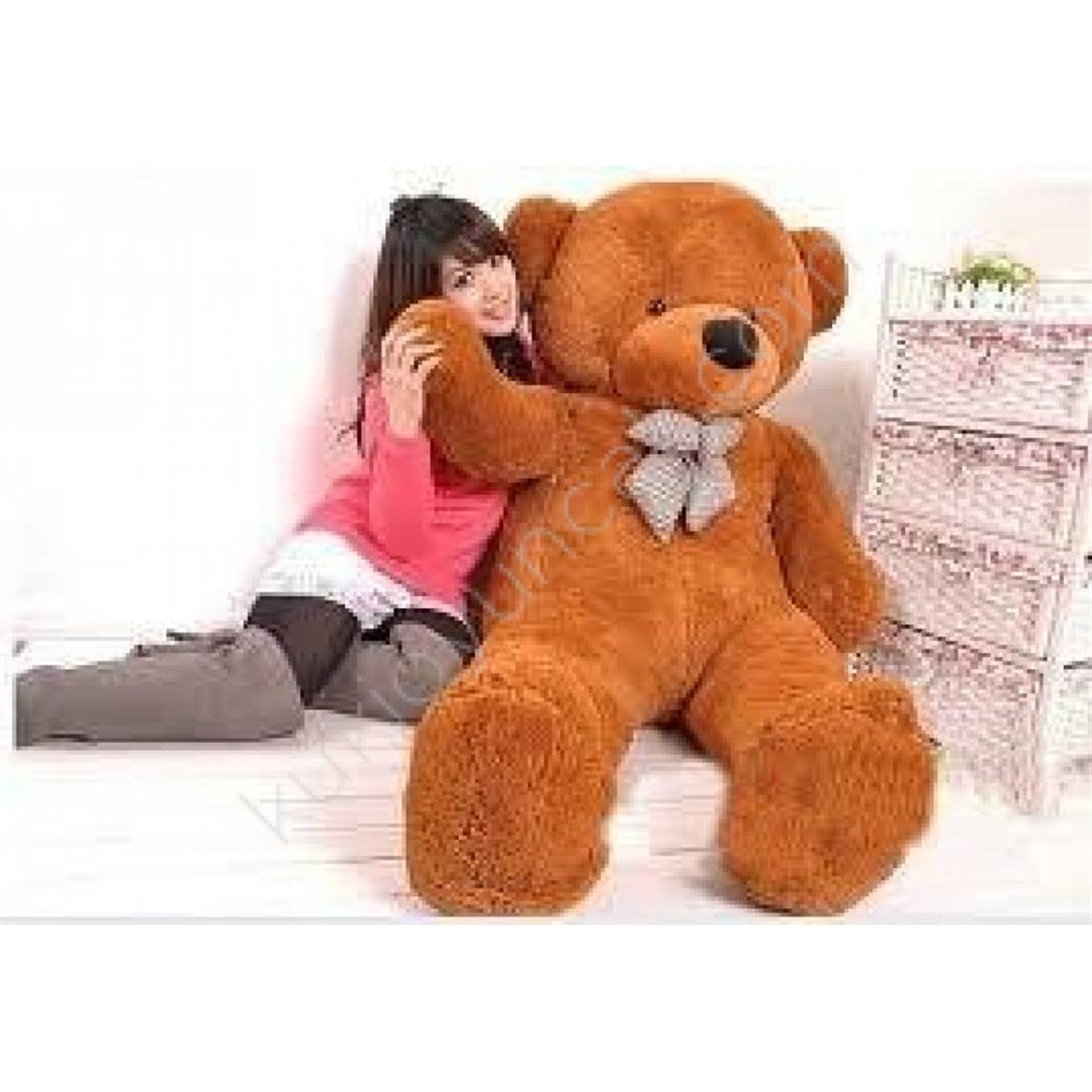 140cm Koyu Kahverengi Peluş Ayı
