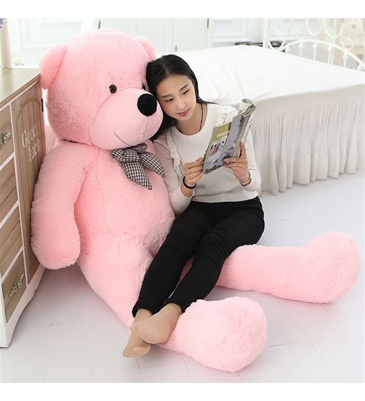 150cm Pembe Peluş Ayı