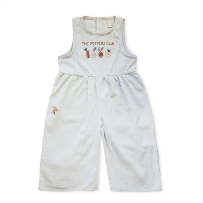 Auntie Me Organik Foggy Dew ‘The Pottery Club' Geniş Paça Uzun Tulum