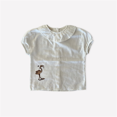 Auntie Me Organik Undyed 'Surfing Flamingo' Bluz