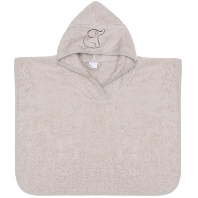 BABOO Beige Poncho Towel