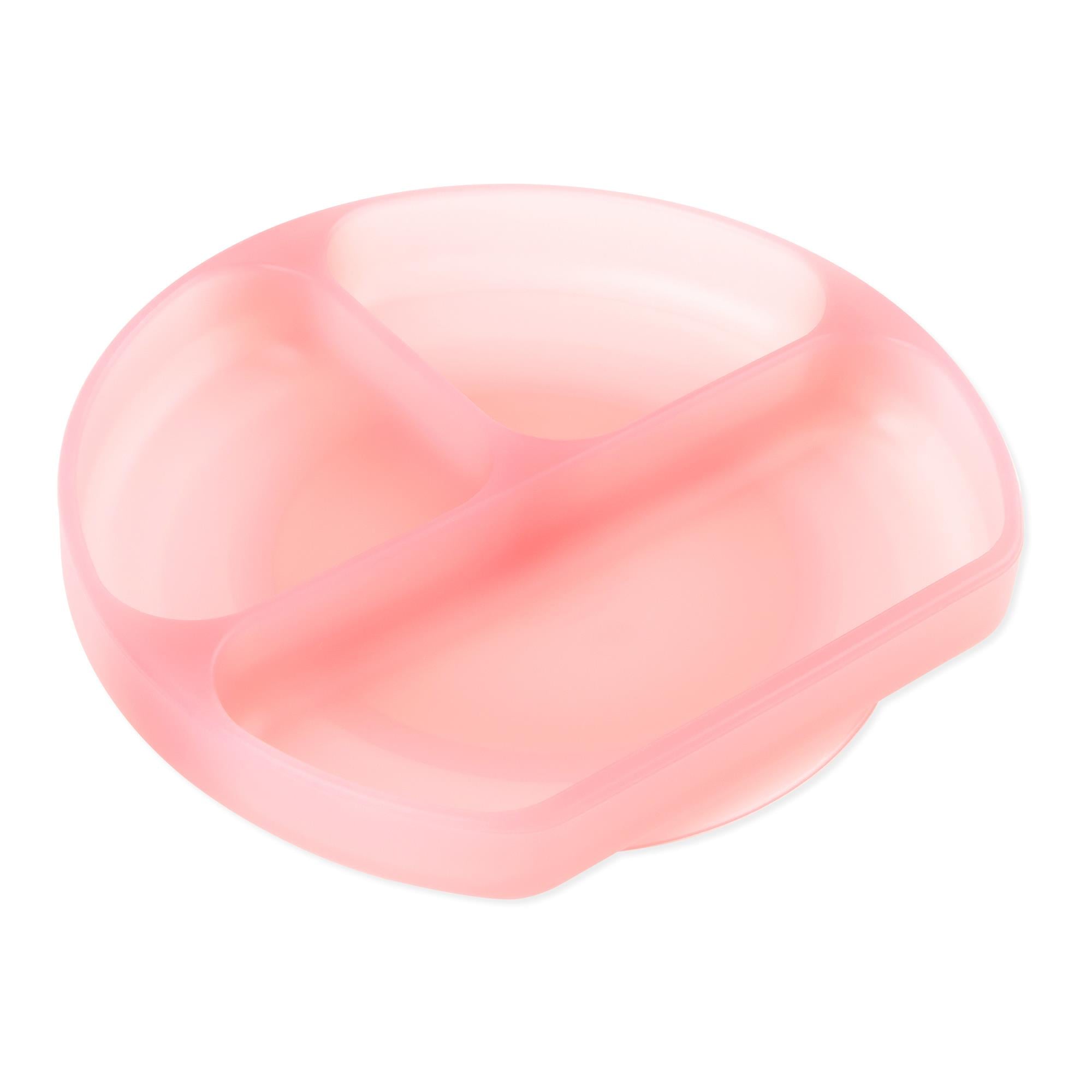 Bumkins Silikon Vakumlu Tabak - Pink Jelly