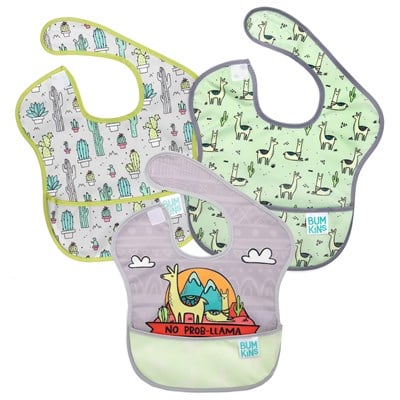 Bumkins Superbib Önlük 3'lü Paket - Llama Pack
