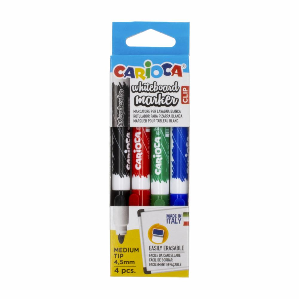 Carioca Beyaz Tahta Kalemi 4.5 mm 4'lü