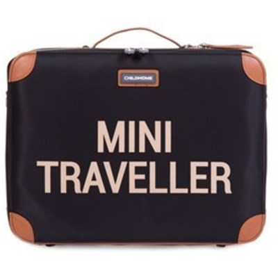 Childhome Mini Traveller Çocuk Valizi - Siyah & Gold