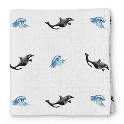 Deux Lapins L'orque Müslin Örtü 100x100 cm