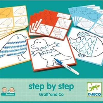 Djeco Adım Adım Çizim Oyunu / Graff and Co