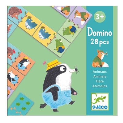 Djeco Domino Puzzle/Animals Game