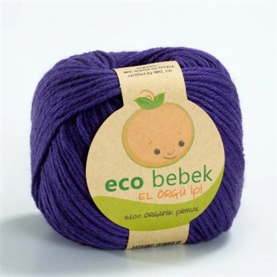 Eco Bebek Organic İplik - Mor