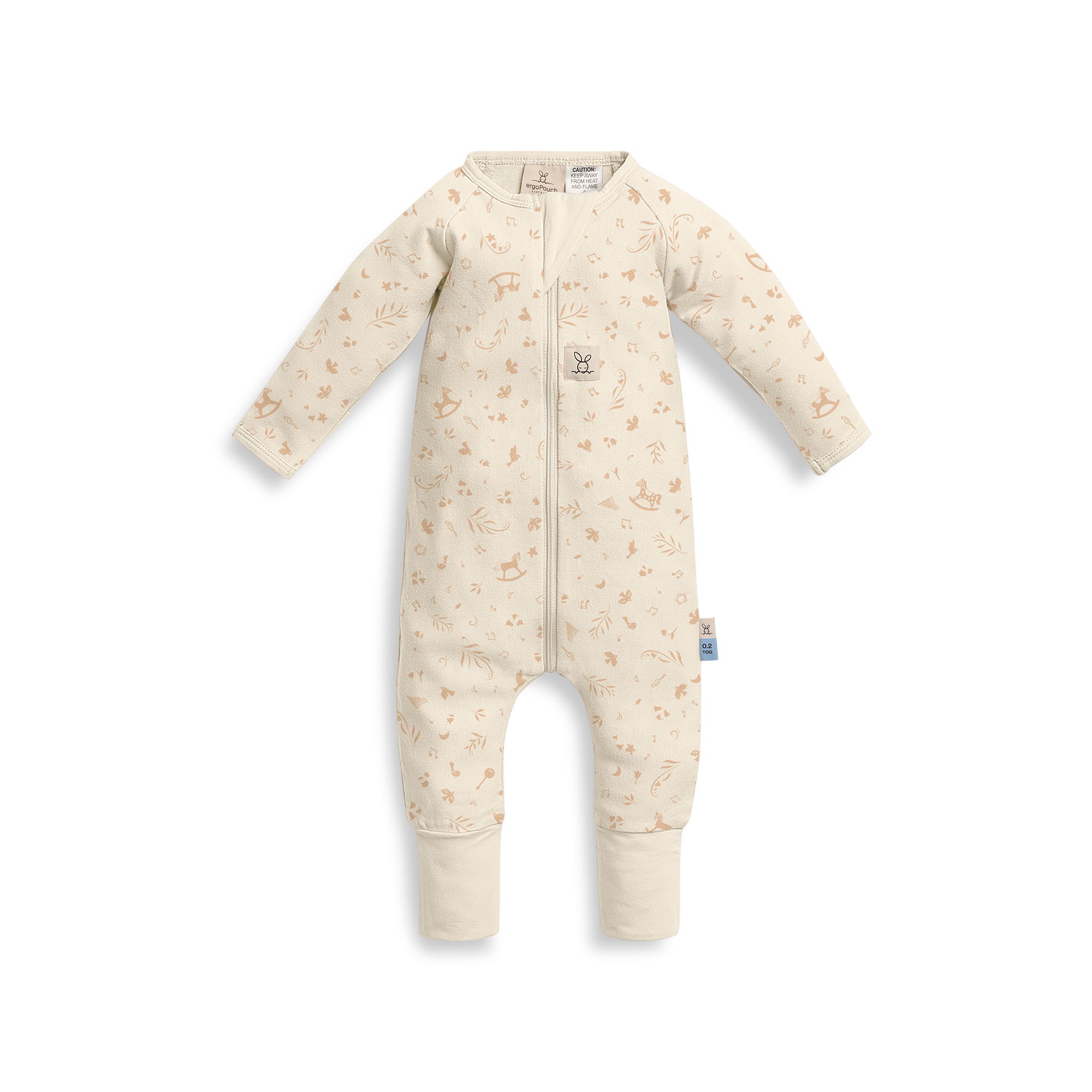 Ergopouch Organik Patikli Uyku Tulumu 1.0 TOG - Lullaby