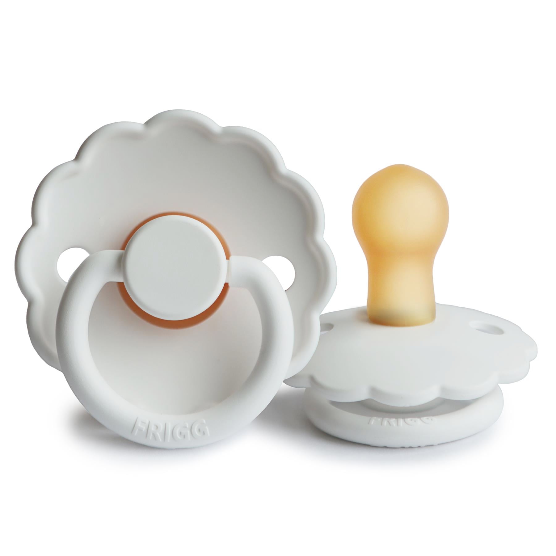 FRIGG Daisy Kauçuk Emzik - Bright White 0-6 Ay