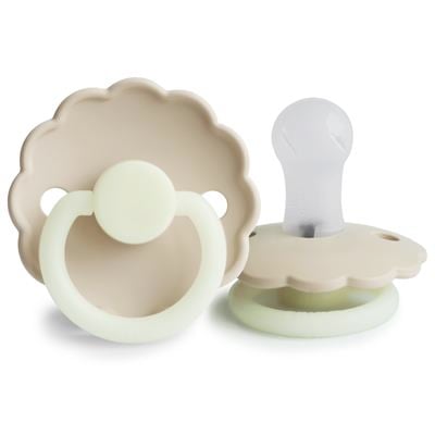 FRIGG Daisy Silikon Emzik - Karanlıkta Parlayan - Cream Night
