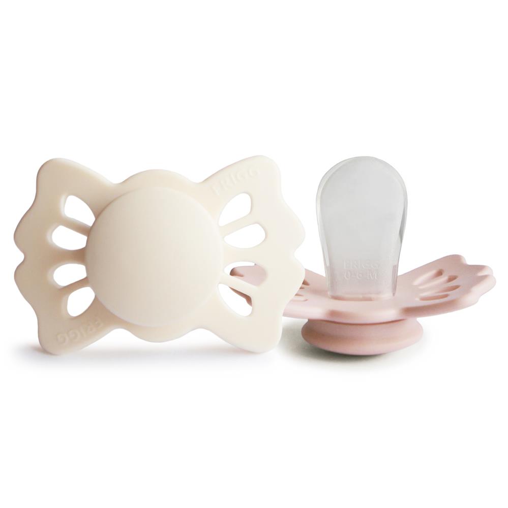 FRIGG Lucky İkili Silikon Emzik - Cream/Blush