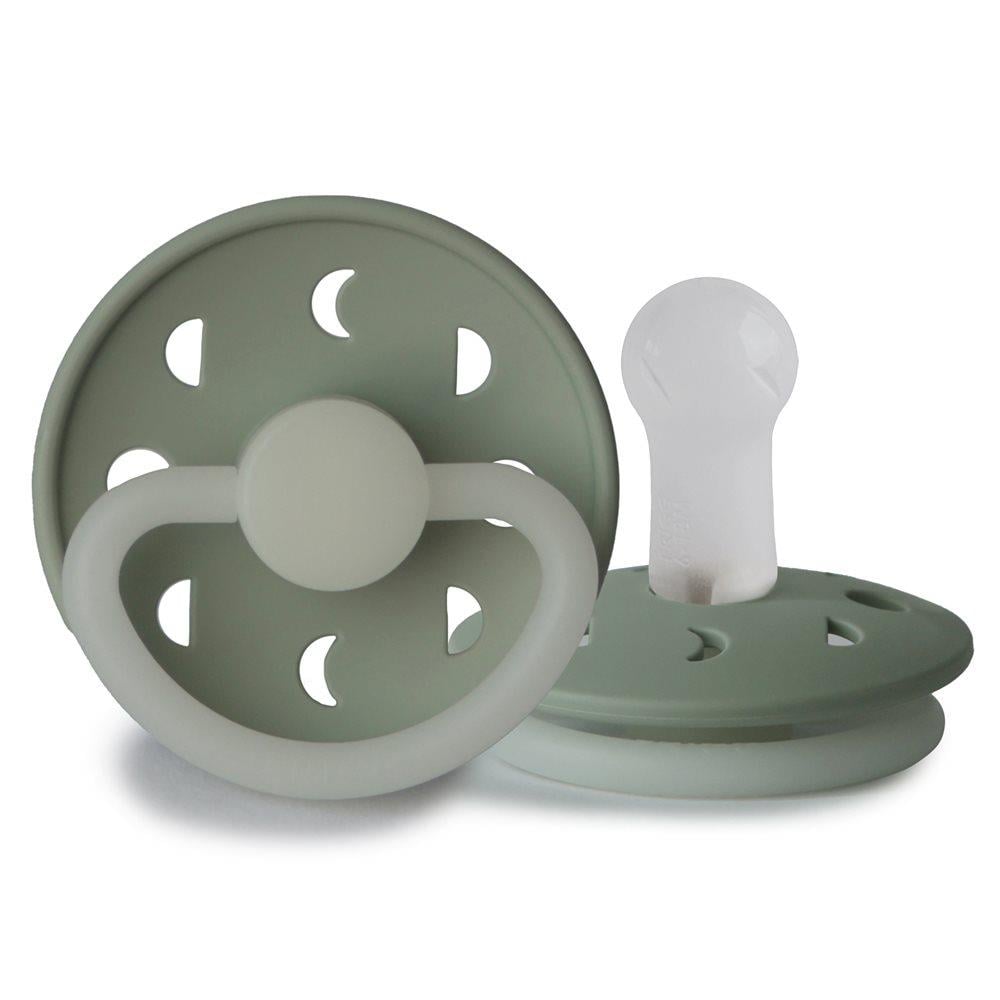 FRIGG Moon Phase Silikon Emzik - Karanlıkta Parlayan - Sage Night 6-18 Ay