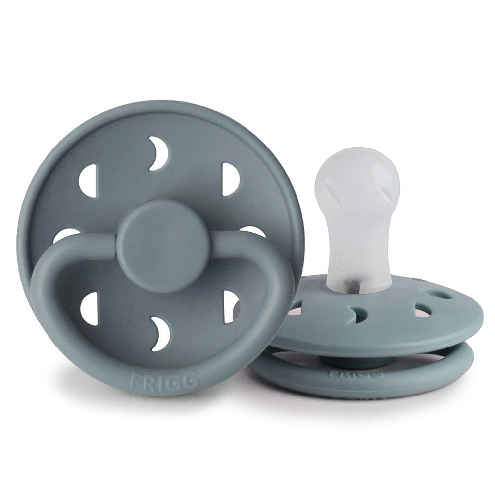 FRIGG Moon Phase Silikon Emzik - Stone Blue 0-6 Ay