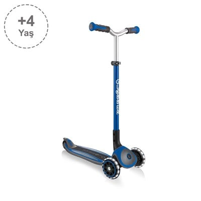 Globber Master Işıklı Katlanabilir Scooter - Lacivert