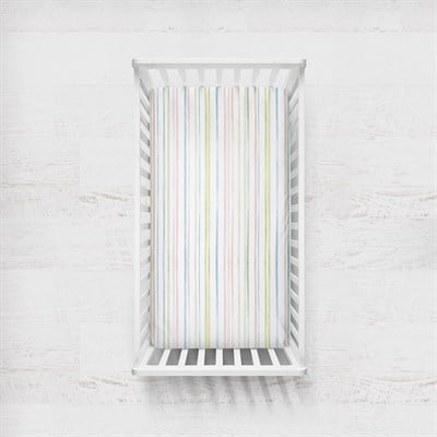 Happy Folks Lastikli Çarşaf - Happy Stripes