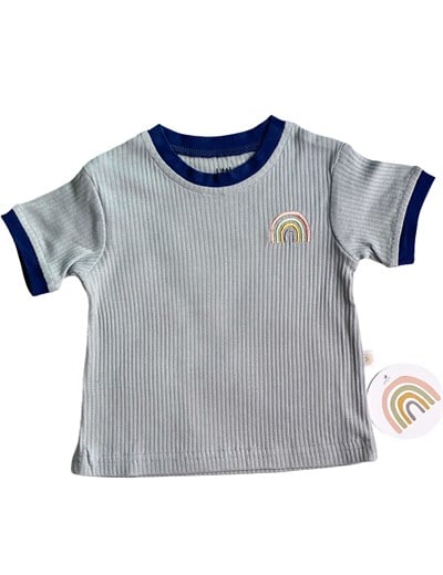 Little Basics Kısa Kollu Tshirt - Cloud