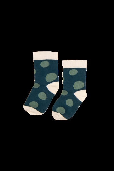 Little Yucca Çorap - Mavi Daireler