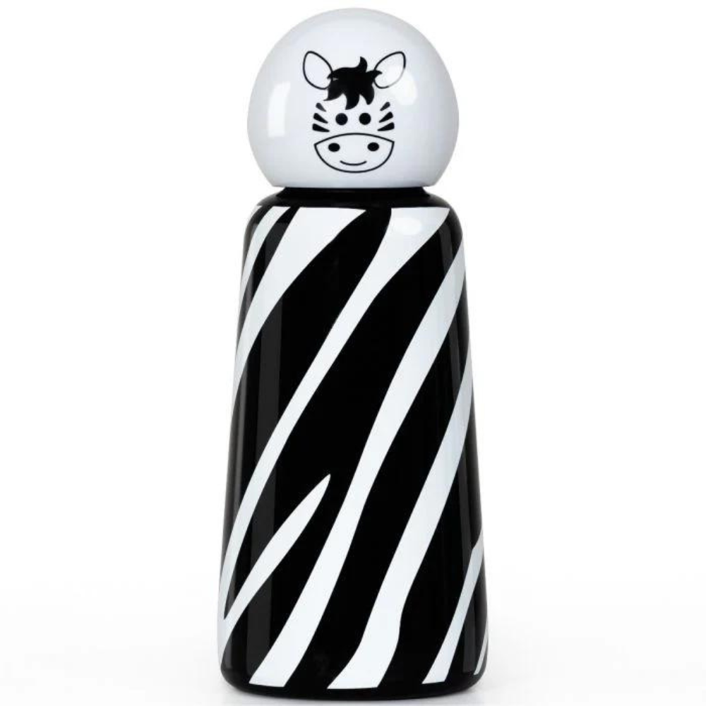 Lund London Skittle Water Bottle Termos 300ml - Zebra