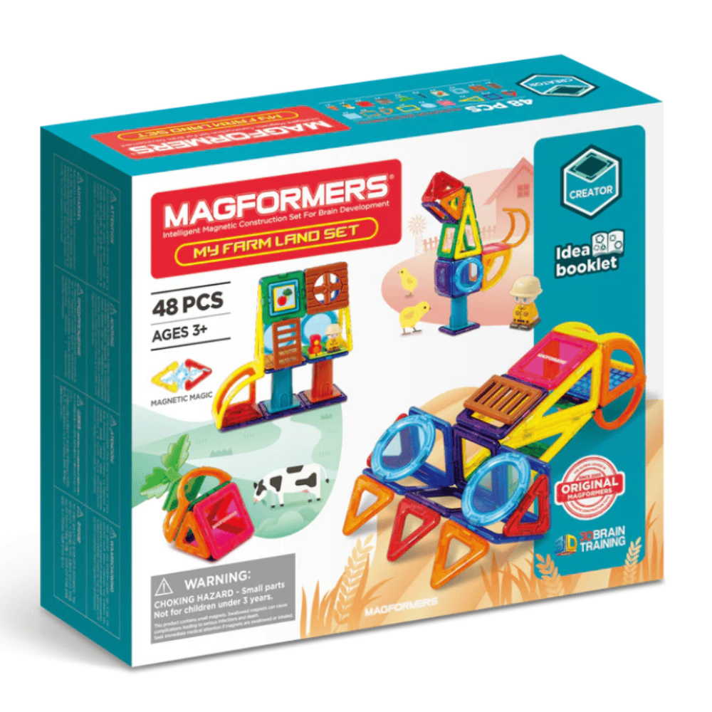 Magformers Mıknatıslı My Farm Land Set - 48 Parça