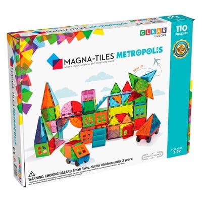 MagnaTiles Metropolis 110 Parçalı Set