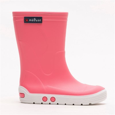 Meduse Airport Bonbon/Blanc Boots- Pembe