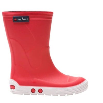 Meduse Airport Carmin/Blanc Boots-Kırmızı