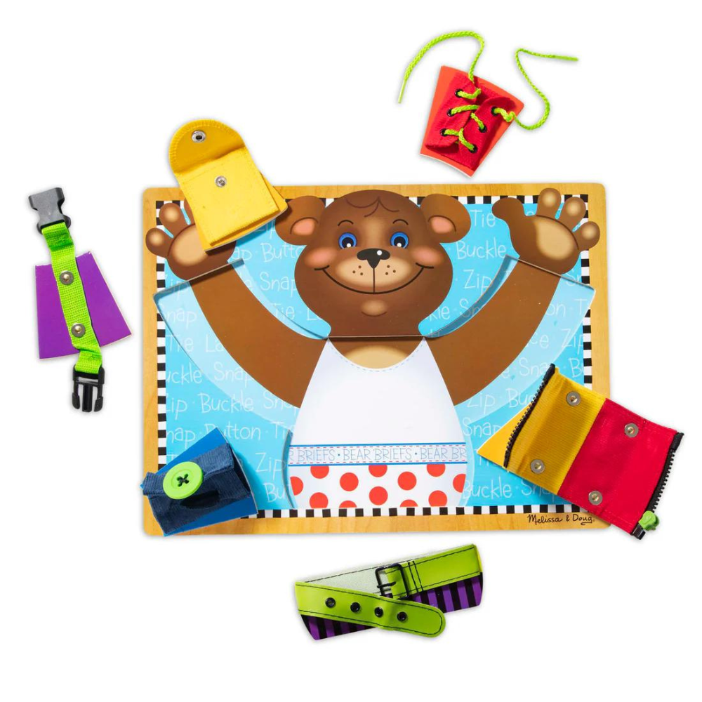 Melissa - Doug Ahşap Temel Beceri Geliştirme Tahtası
