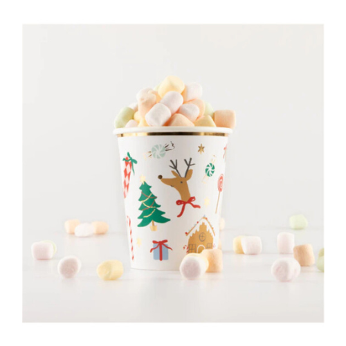 Meri Meri Bardak - Yeni Yıl Bardaklar (8'li)