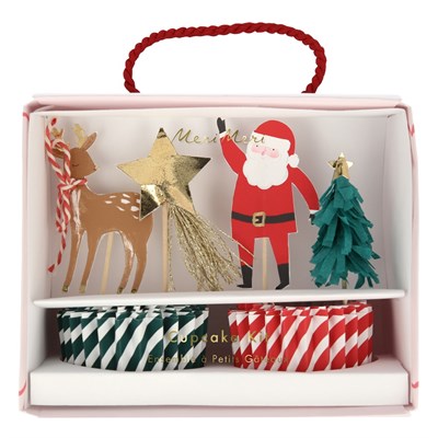 Meri Meri Cupcake Kit - Yeni Yıl İkonlu 24'lü