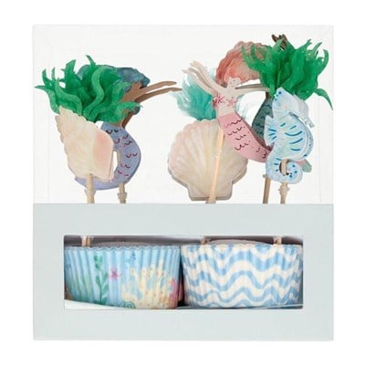 Meri Meri Deniz Kızı Cupcake Kit