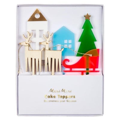 Meri Meri Yeni Yıl Akrilik Pasta Süsleri