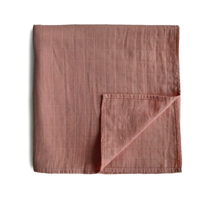 Mushie Organik Müslin Örtü / Kundak - Cedar