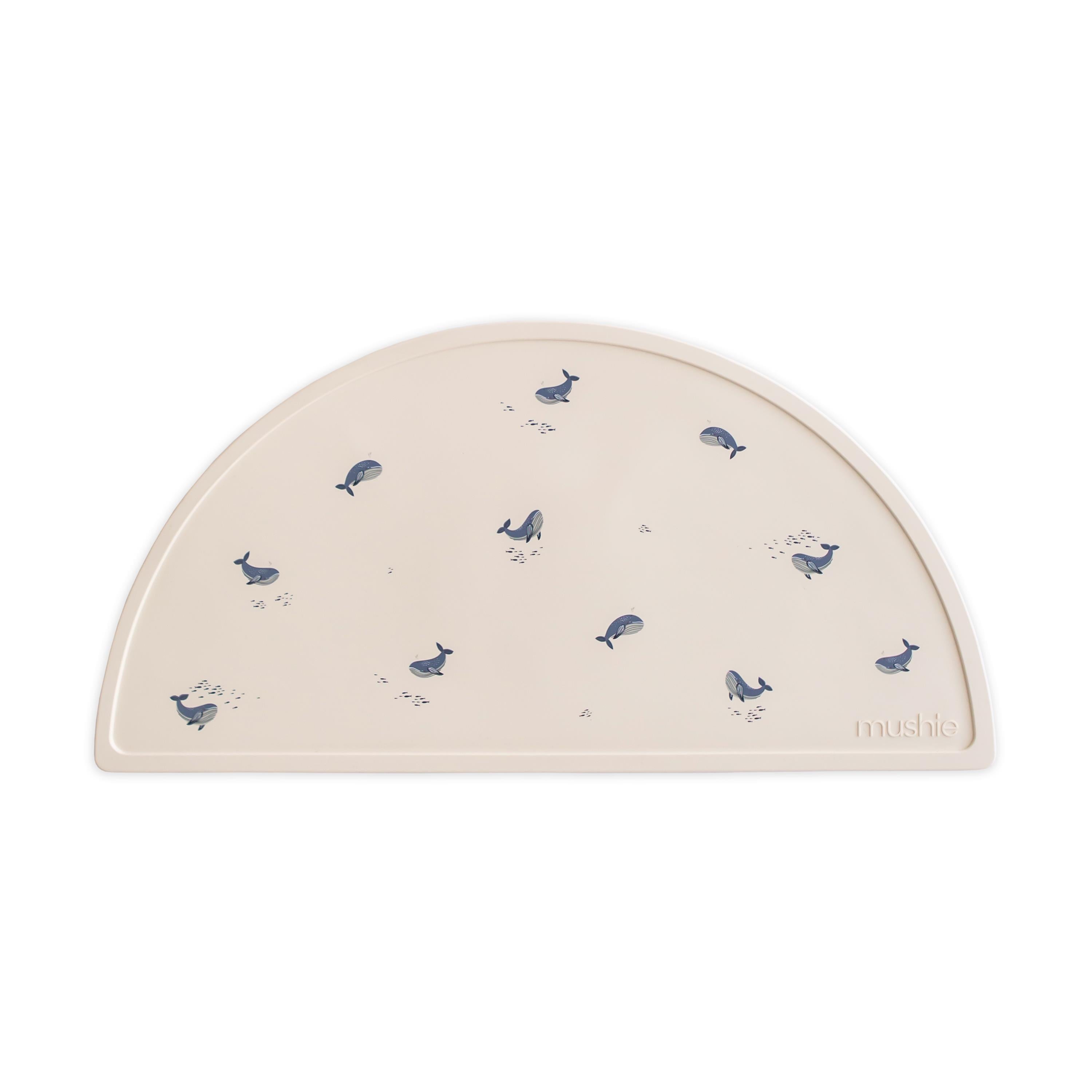 Mushie Silikon Mat - Whales