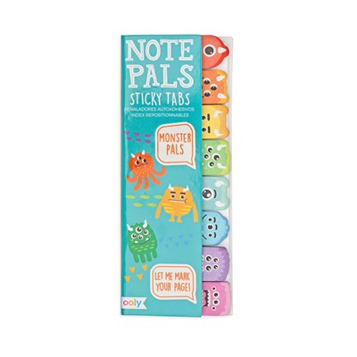 Ooly Note Pals Yapışkanlı Etiket Seti - Monster Pals