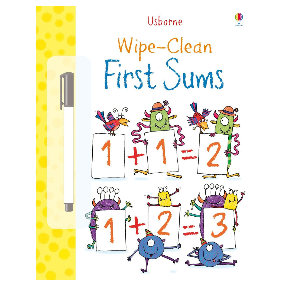 Usborne Wipe-Clean Wipe-Clean First Sums
