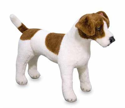 Melissa - Doug Dev Peluş Köpek - Jack Russel Terrier