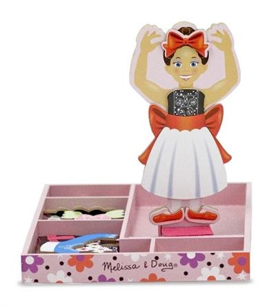 Melissa - Doug Ahşap Mıknatıslı Giydirme - Balerin Nina